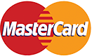MasterCard-logo met rode en gele cirkels.