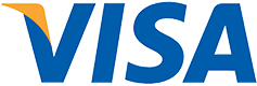 Logo van creditcardbedrijf Visa.