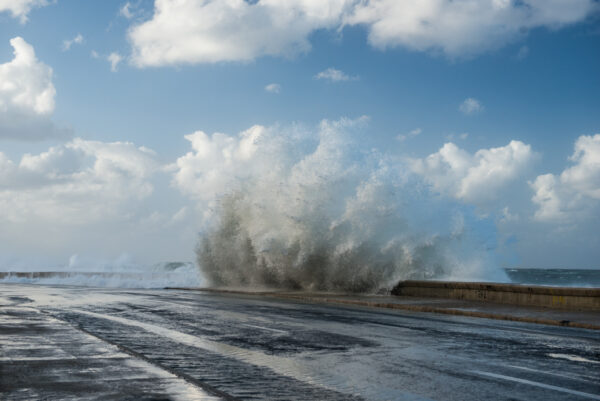 storm en zee
