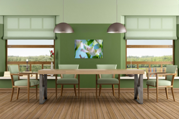 Kleurcompositie lelie fotoprint op dibond - Afbeelding 2
